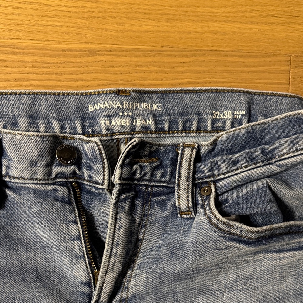 Banana Republic Light Blue Traveler Jeans